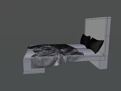 Bed Furniture Free 3D model