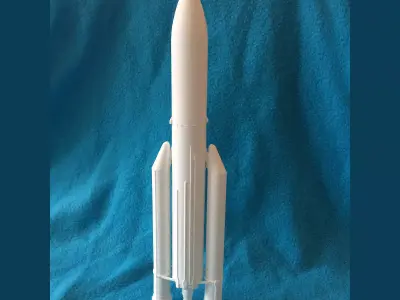 Ariane 5 rocket 3D print model