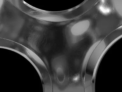 Metal Decor Sphere 3D model