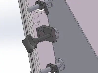 Tray loading mechanism 3D model