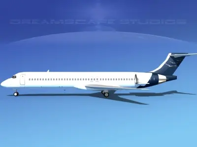 McDonnell Douglas MD-87 Corporate 13 3D model