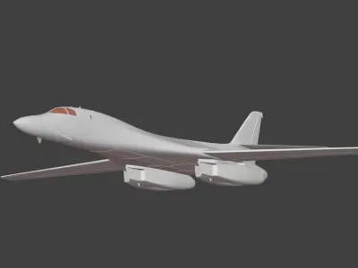 Rockwell B-1 Lancer 3D print model