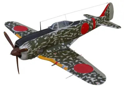 Nakajima Ki44 Tojo type II kou 3D model