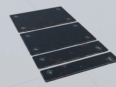 F16 Growth Panels Covers 3D model