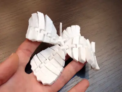 Articulated Butterfly 3D print model