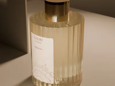 Luxury Perfume Render Blender Low-poly 3D model