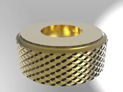 Knurling roller Free 3D model