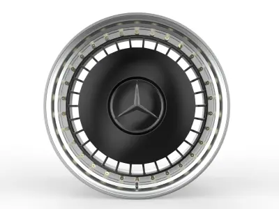 Mercedes-Benz Old Custom Wheel 3D model