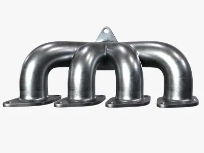 Exhaust header 3D model