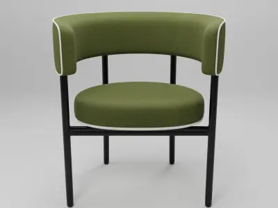 Font Regular Dining Chair By Studio David Thulstrup Free 3D model