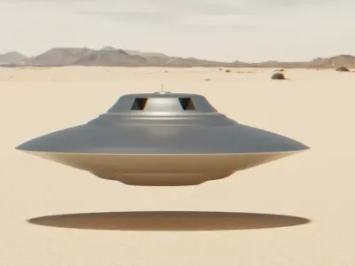 UFO - Bob Lazar Sport Model 3D model