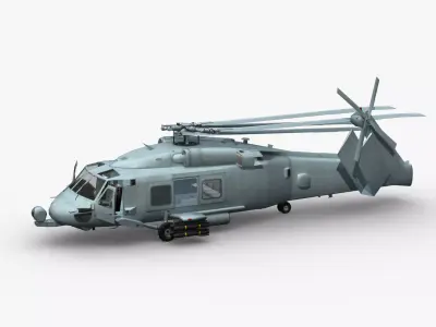 SH-60 Seahawk Low-poly 3D model