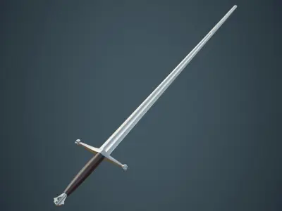 Longsword 2A Low-poly 3D model