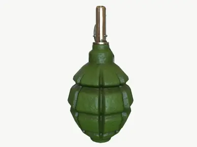 Grenade F1  Low-poly 3D model