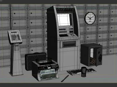 Bank Accessories 3D model
