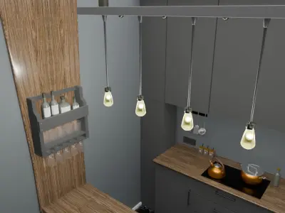Kitchen Furniture Pack 3D model