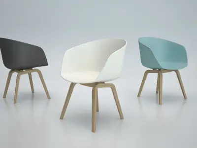 About A Chair Free 3D model