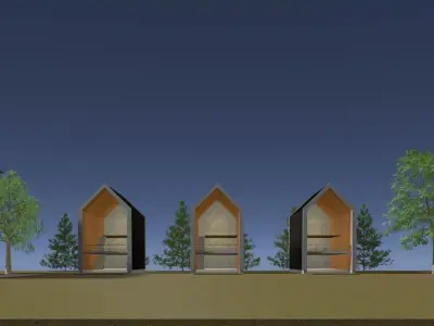 Outdoor pavilion 25-45 3D model