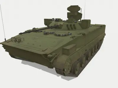 BRM-3K Lynx Low-poly 3D model