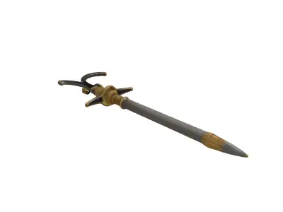 Historic Musket Rest Weapon 3D model