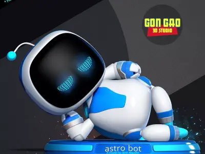 Astro Bot 3D print model