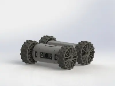 Nerva Lg UGV Low-poly 3D model
