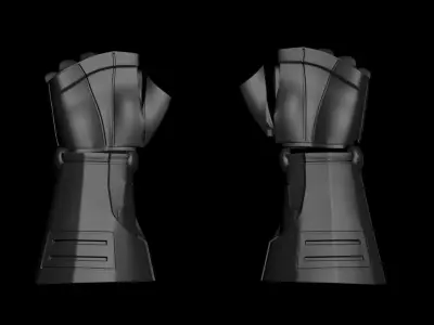 ROBOCOP SUIT GLOVES AND ARMS UPDATE 3D print model