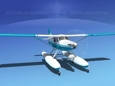 DeHavilland DHC-2 Turbo Beaver V02 3D model