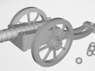 Cannon - Veuglaire 3D print model