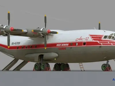 Antonov An-12B conversion 3D model