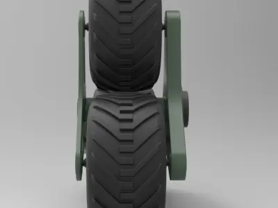 Terrastar wheel system 3D model
