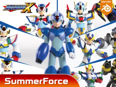 Megaman X Max Armor - Mega Man X3 3D model