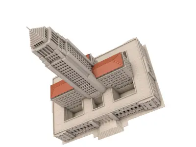 Los Angeles City Hall 3D model