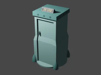 Futurama Suicide Booth Free 3D model