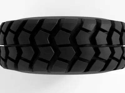 Truck Tire 3D model