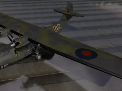 Consolidated Catalina Mk-1 - RAF 3D model