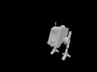 AT-PT Star wars Walker Free low-poly 3D model