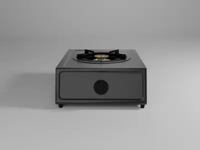 Single Stove Free 3D model