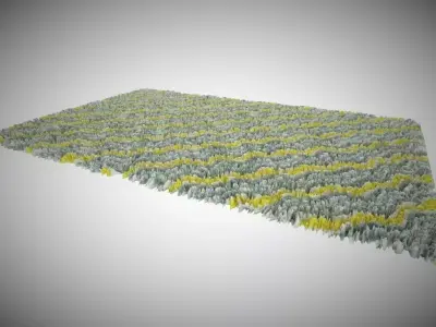 Fur carpet Free 3D model