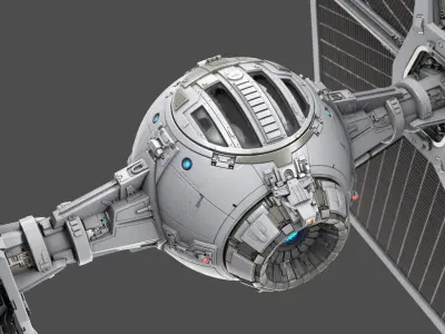 Tie Fighter 3D model