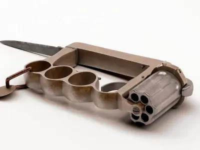 Apache revolver 3D model