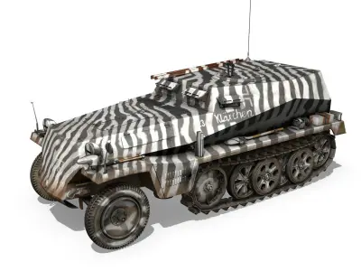 SDKFZ 253 - Beob Pz Wg  3D model