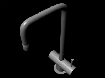 WATER TAP Low-poly 3D model