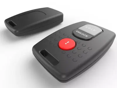 Car key Model 8 Low-poly 3D model