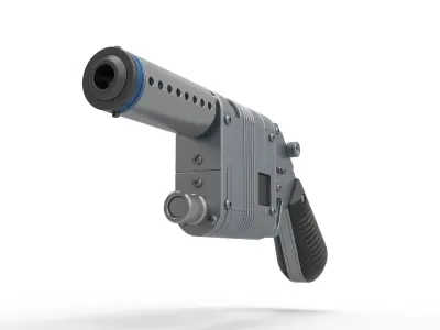 Blaster pistol NN-14 from the movie Star Wars The Force Awakens 3D model