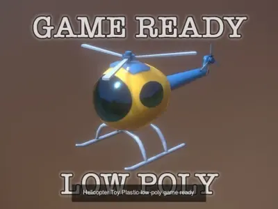 Game Ready Aviation Toys 3D Model Collection