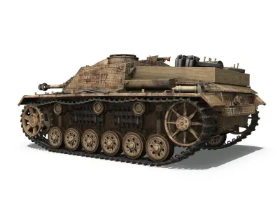 StuG III - Ausf G - 312 - Mid Production 3D model