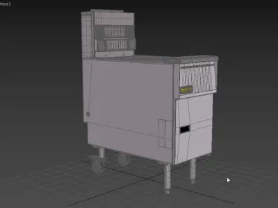 Anets Goldenfry Split Pot Fryer AGG14T 3D model