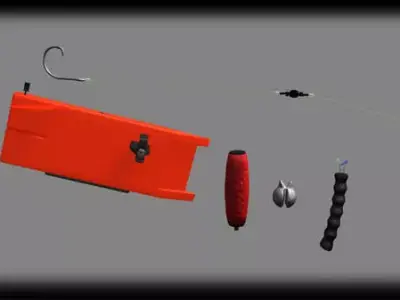 Fishing tackle 3D model