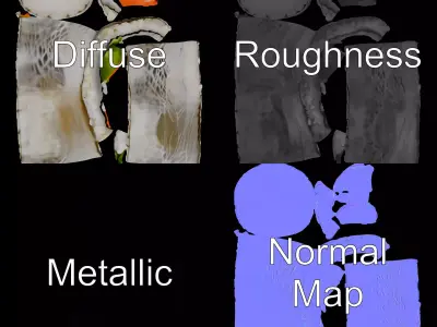 Realistic Sushi Roll Model Pack Low-poly 3D model